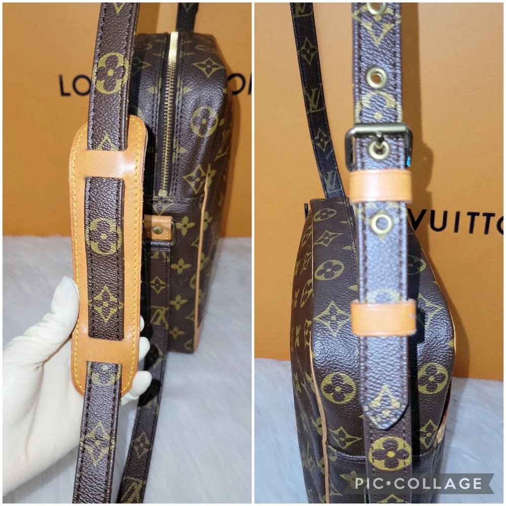 ππ₯Rare π₯π π―%Authentic Louis Vuitton Danube MM Crossbody Bag Monogram Canvas - Picture 16 of 16